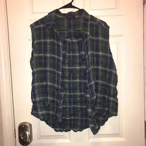 Sleeveless Flannel